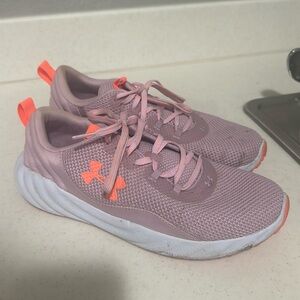 Under Armor Sneakers-worn a few times. Have a few dirt marks.